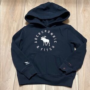 Abercrombie & Fitch Black Hoodie Sweater